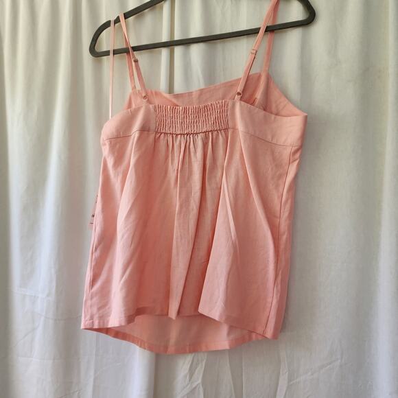 State of Day loungewear set pj casual linen NWT relaxed pink tank shorts S new - Picture 8 of 12